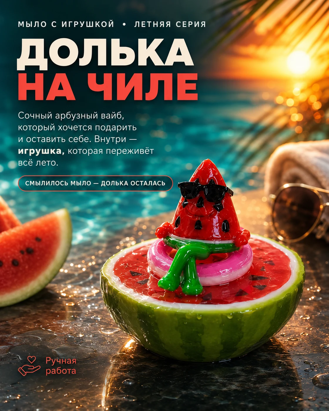Мыло с игрушкой Долька на чиле